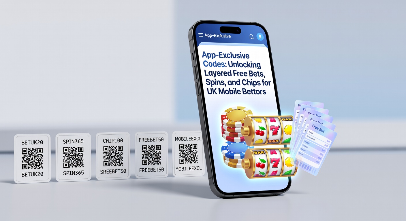 Smartphone screen displaying a betting app with promo code entry field and layered reward notifications popping up