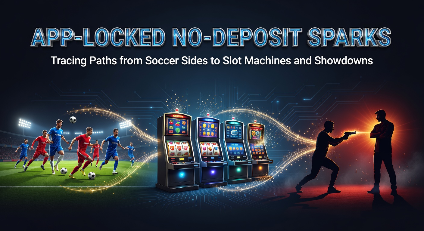 Dynamic graphic of slot reels spinning with soccer ball symbols morphing into poker cards