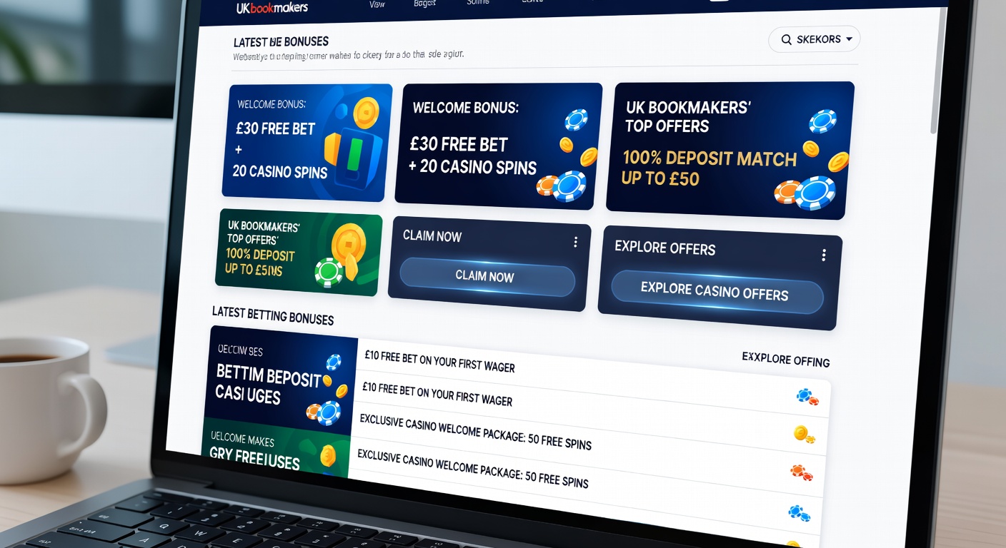 Smartphone displaying layered UK betting app bonuses, including free bets, casino spins, and poker promotions on a loyalty dashboard
