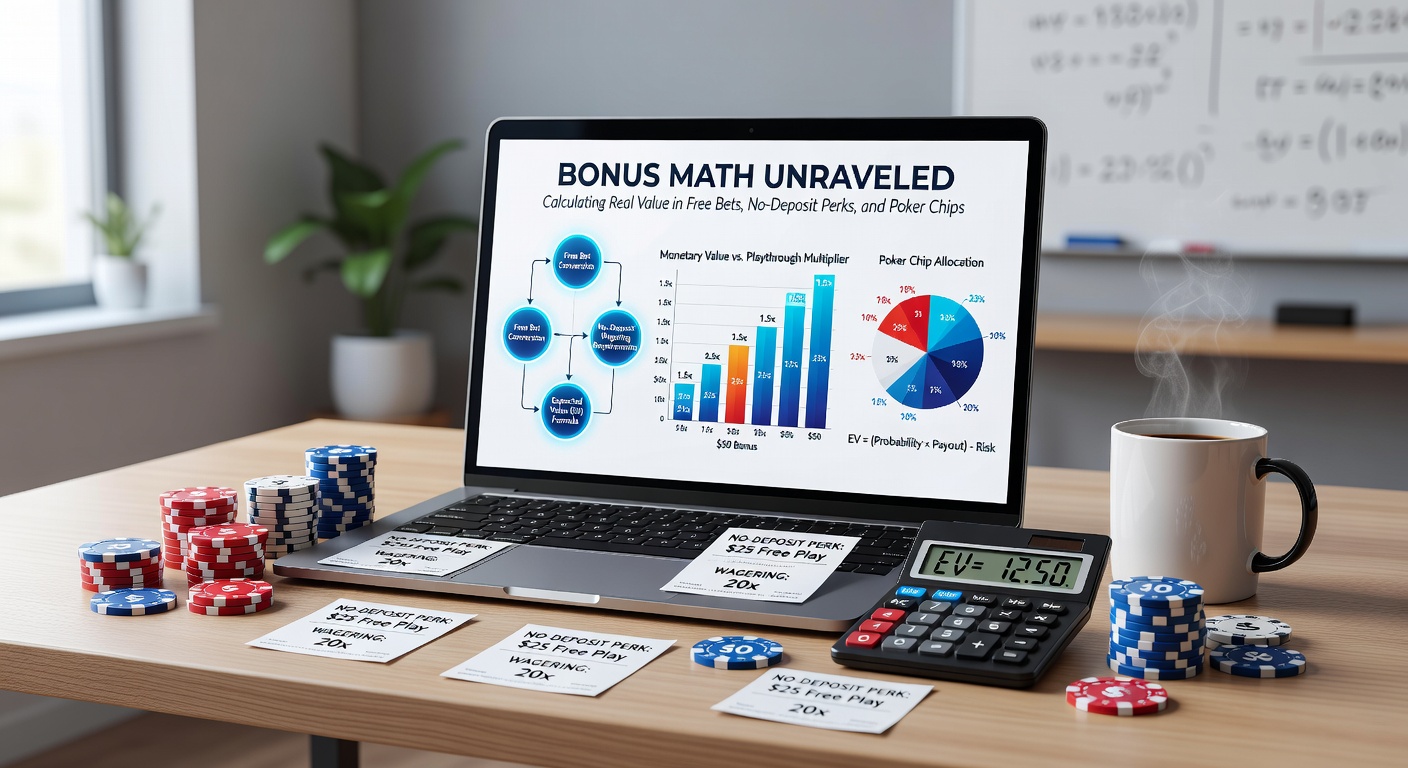 Close-up of no-deposit bonus screen on a smartphone, showing spins, wagering progress bar, and fine print terms