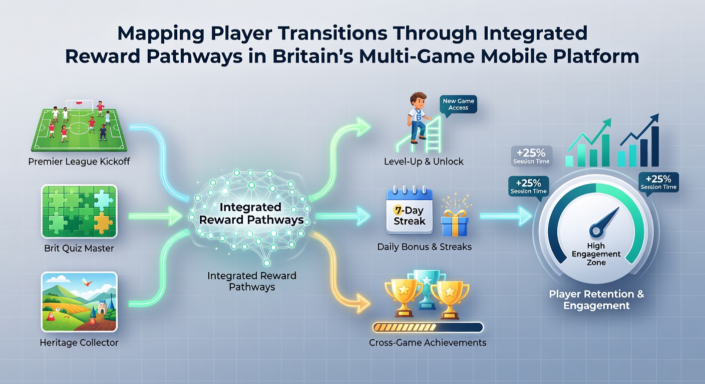 Flowchart illustrating data flows between sports, casino, and poker reward modules in mobile gambling apps
