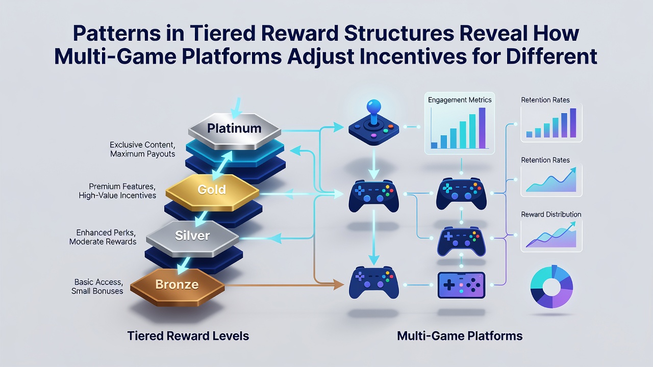 Chart illustrating incentive value distribution across casual, regular, and high-value player segments in hybrid platforms