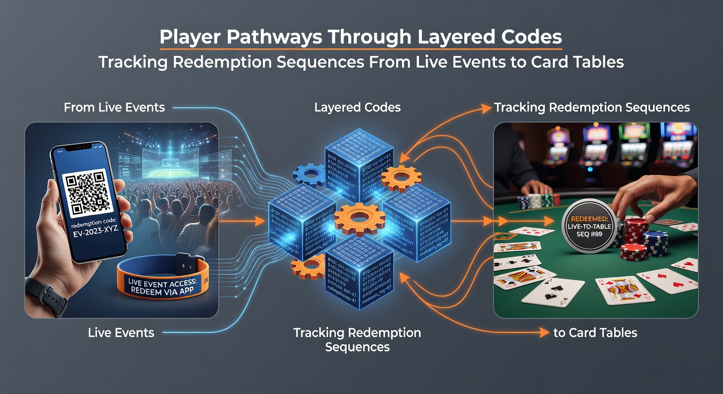 Flow diagram illustrating redemption sequence steps from live sports codes to poker table access in British mobile apps