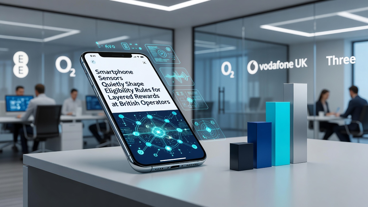 Smartphone sensors influencing reward eligibility systems on betting apps