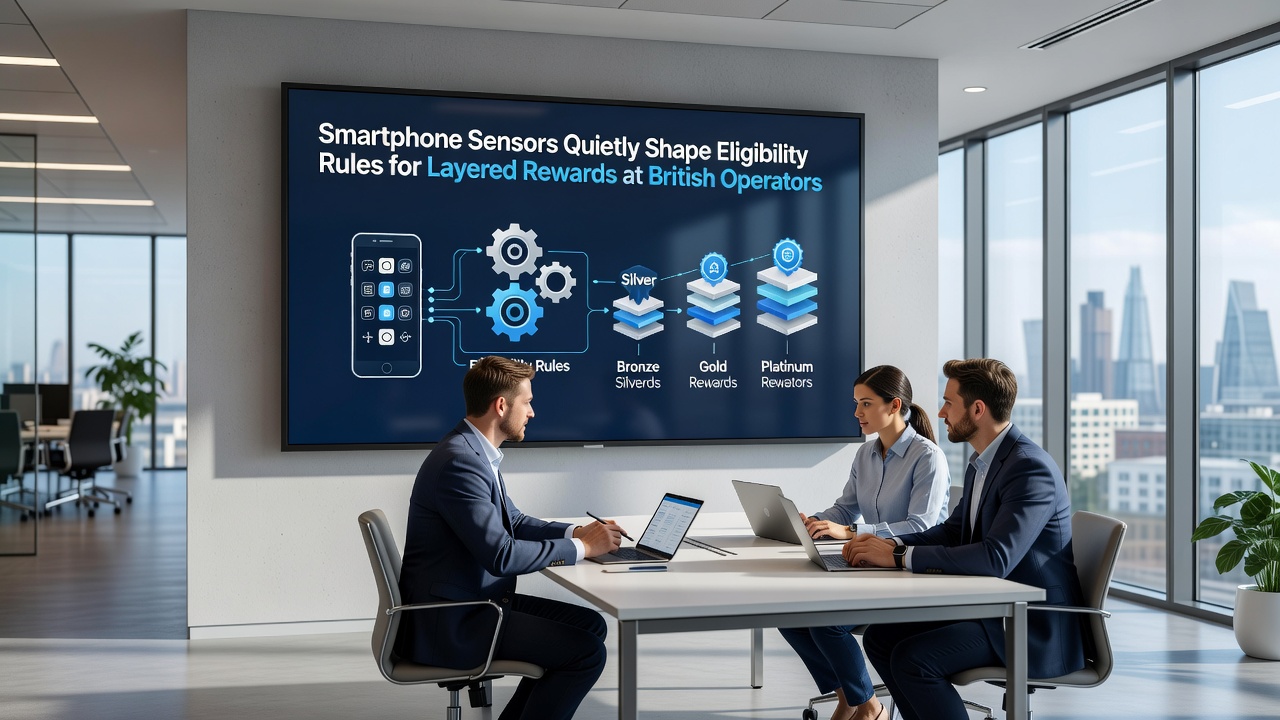 Mobile device sensors collecting data for operator reward algorithms