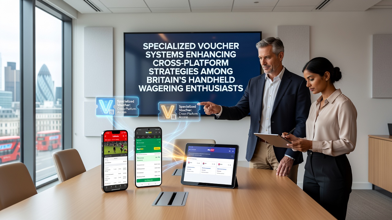 Specialized voucher systems displayed on mobile devices for UK betting enthusiasts