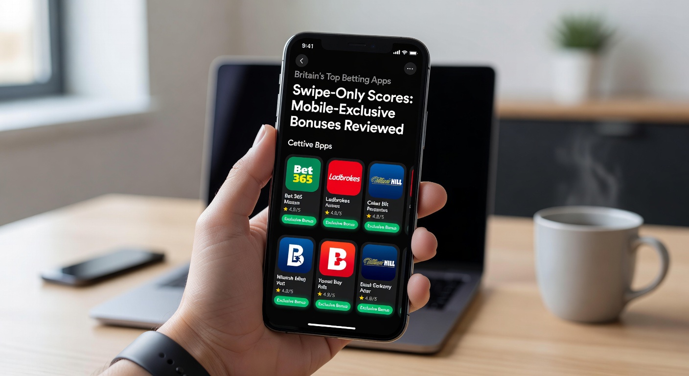 Comparison chart of swipe-only bonuses across UK betting apps, featuring icons for Bet365, Paddy Power, and others with perk details